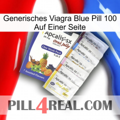 Generic Viagra Blue Pill 100 On One Side 11